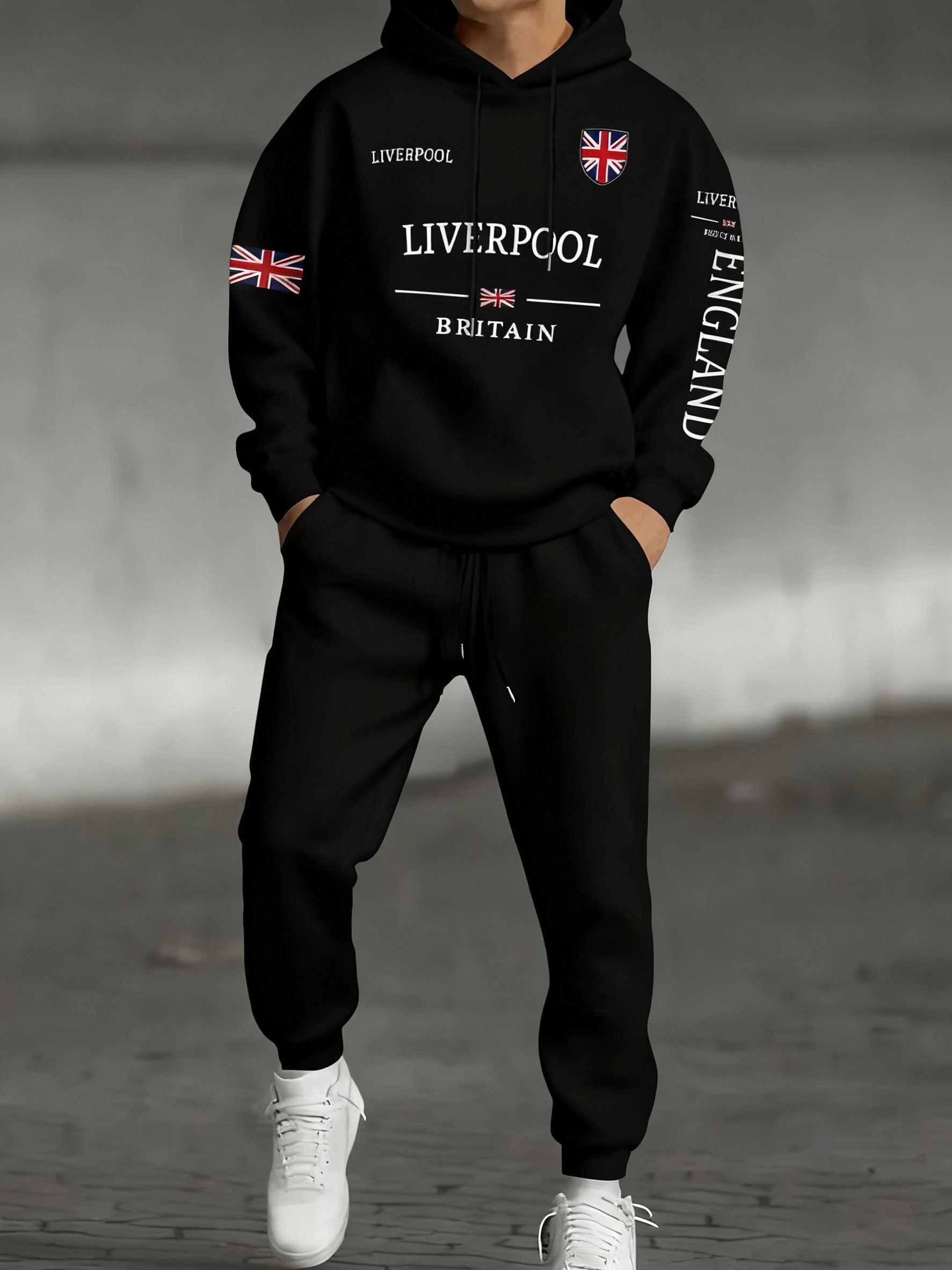 Mens Fashion Trend 2026 - 2026 Herbst/Winter Britische Flaggen-Print Trend Herren-