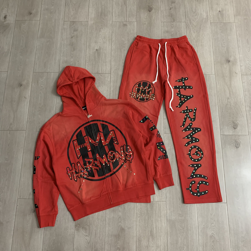 Men'S Fashion Zipper Hoodie - Fashion Street Fashion Marke HARMONY Hoodie