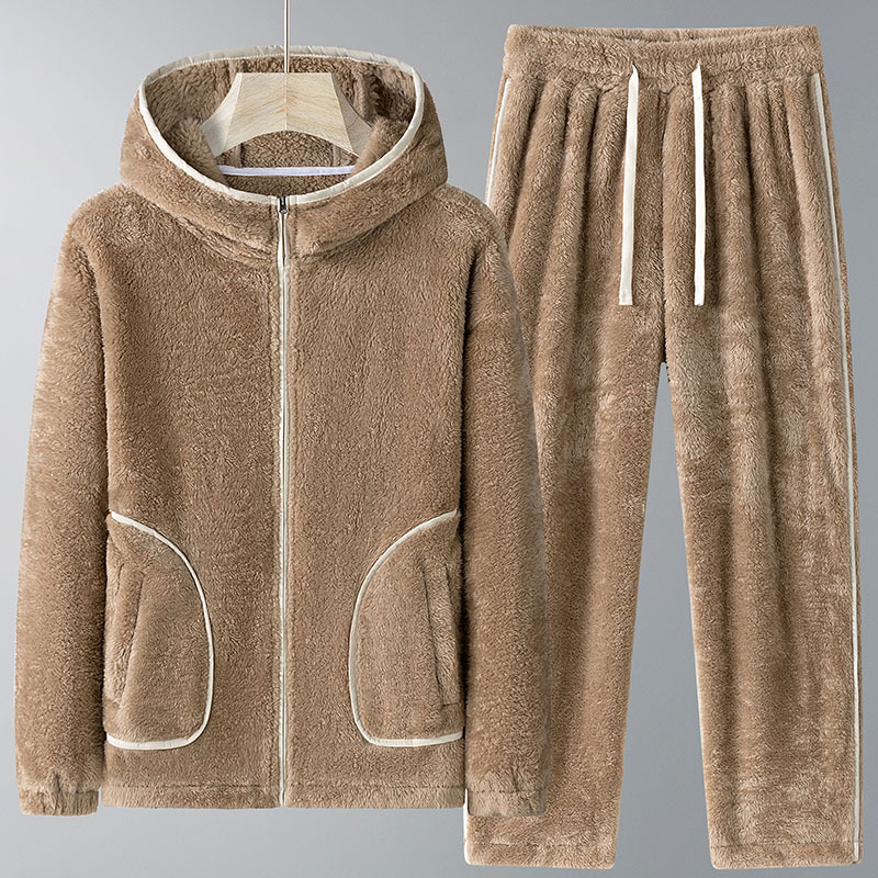 Men'S Fashion Zipper Hoodie - 2026 Winter Neues Herren-Hoodie-Set mit dickem