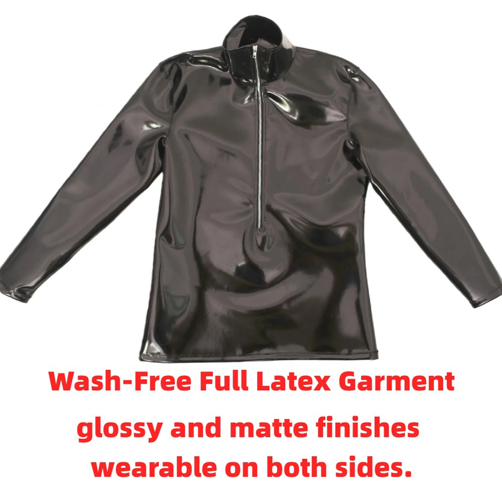 Men'S Fashion Trends - Sexy Männer PVC Glänzend Glänzend Langarm