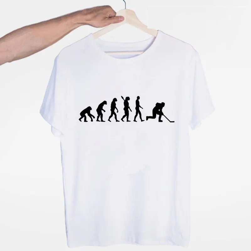 Men'S Fashion Evolution - Männer Evolution von Eis Hockeyer T-shirt