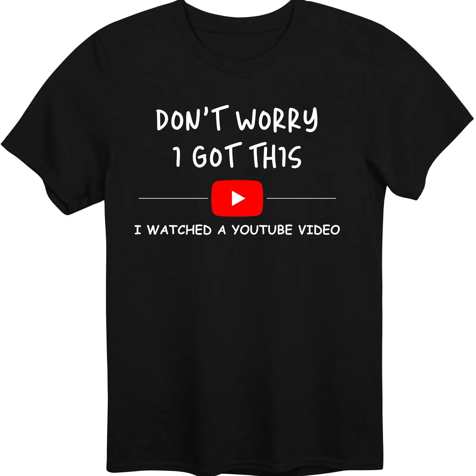 Men Fashion Youtuber - YouTube-zertifiziertes T-Shirt „Don't Worry“ – Lustige