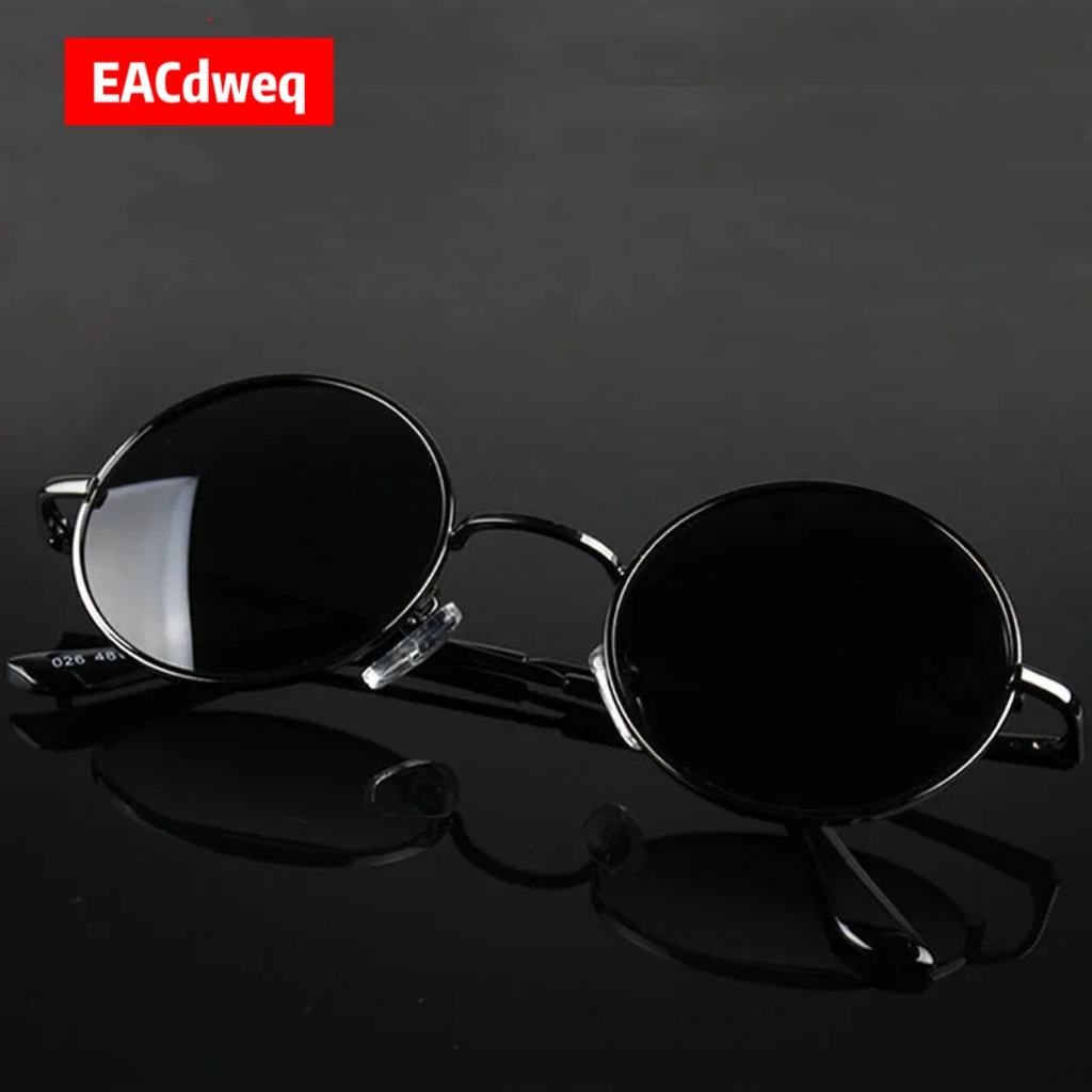 Men'S Fashion Round Glasses - Retro Vintage Runde Sonnenbrille für Herren