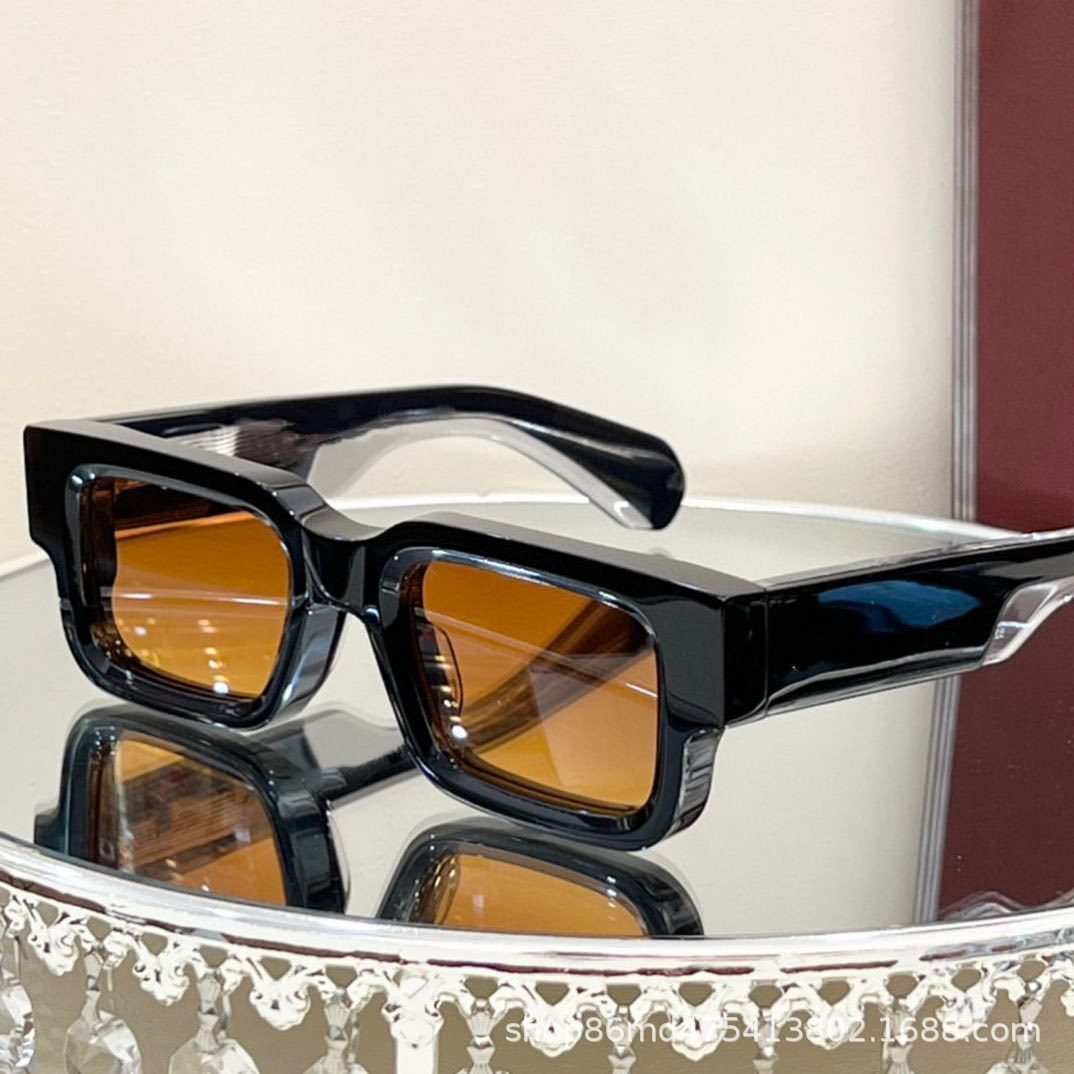 Mens Fashion Trend 2026 - 2026 Neue Plattensonnenbrille, grenzübergreifender Retro-Trend, polarisierte