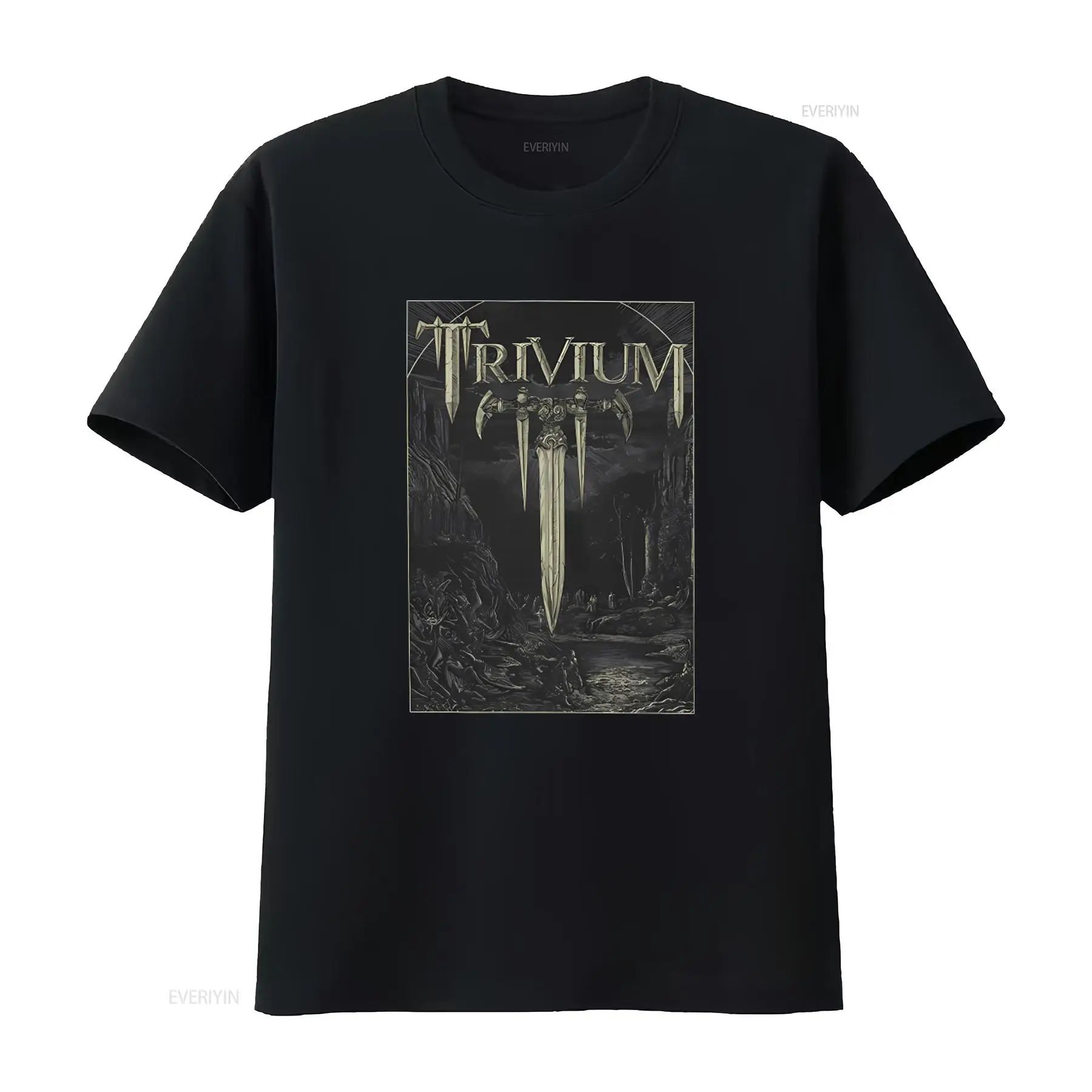 Men'S Fashion Xxl - Trivium Battle Metal Band Offizielles T-Shirt