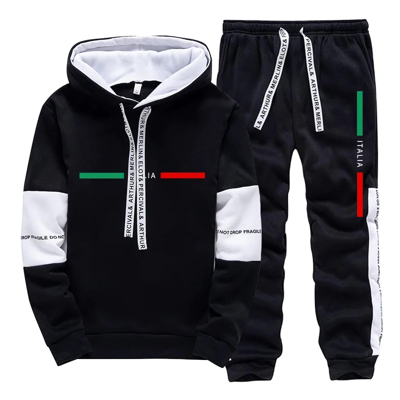 Mens Fashion Casual 2026 - 2026 Herren-Trainingsanzug mit Aufdruck, Lässiger Hoodie,