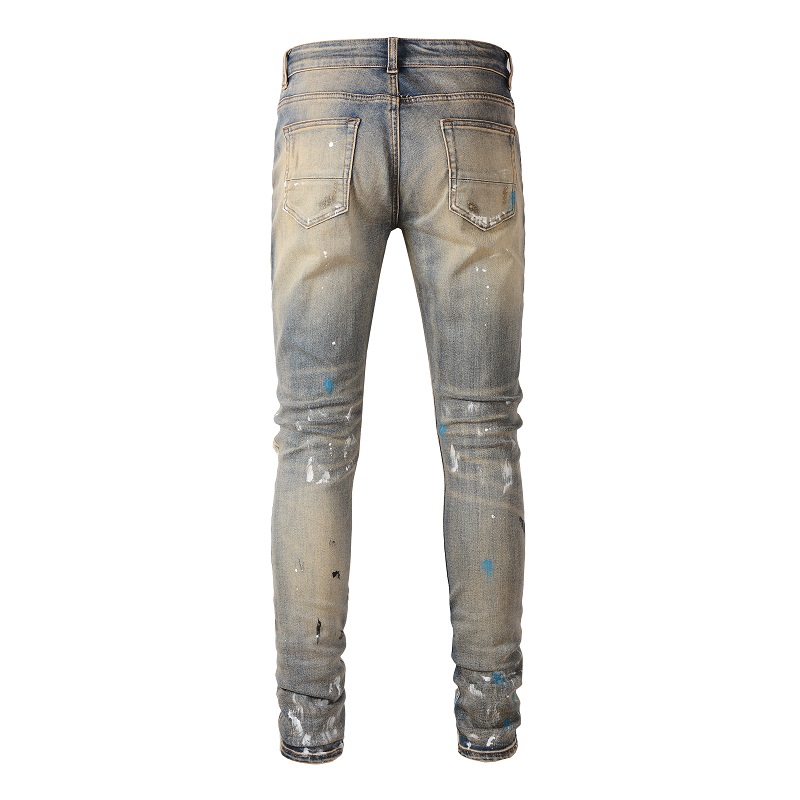 Männer Vintage Löcher Zerrisse – Skinny Jeans Ripped Bewertung und Preis