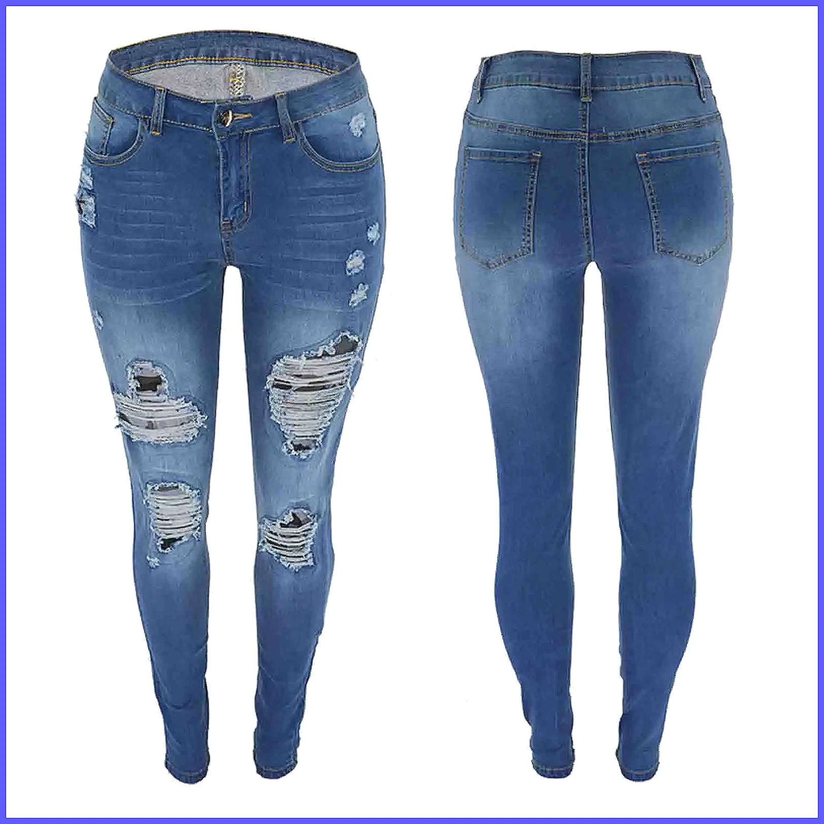 Vintage High-Waist Skinny Jean – Skinny Jeans Ripped Bewertung und Preis