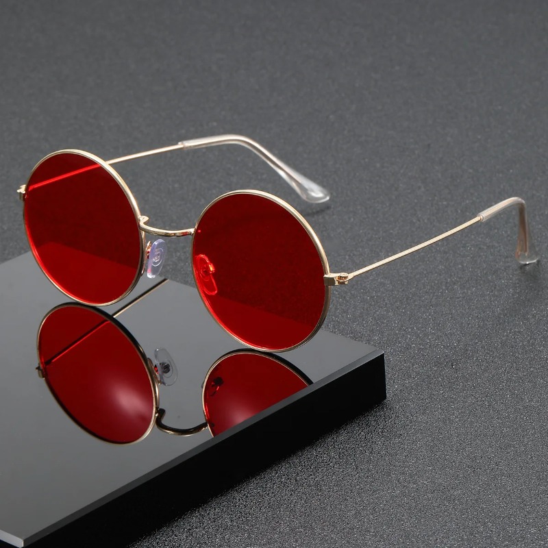 Retro Herren Punk-Stil Sonnenb – Men'S Fashion Round Glasses Bewertung und Preis