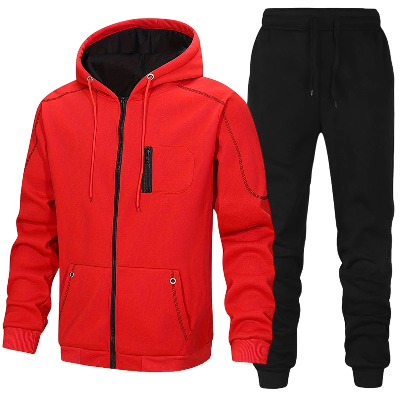 Modischer Herren-Trainingsanzu – Men'S Fashion Zipper Hoodie Bewertung und Preis