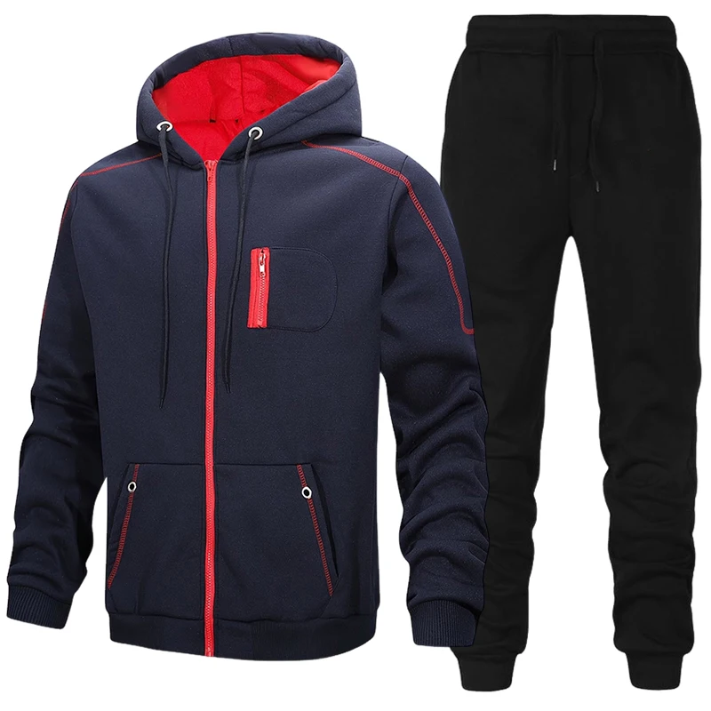 Modischer Herren-Trainingsanzu – Men'S Fashion Zipper Hoodie Bewertung und Preis