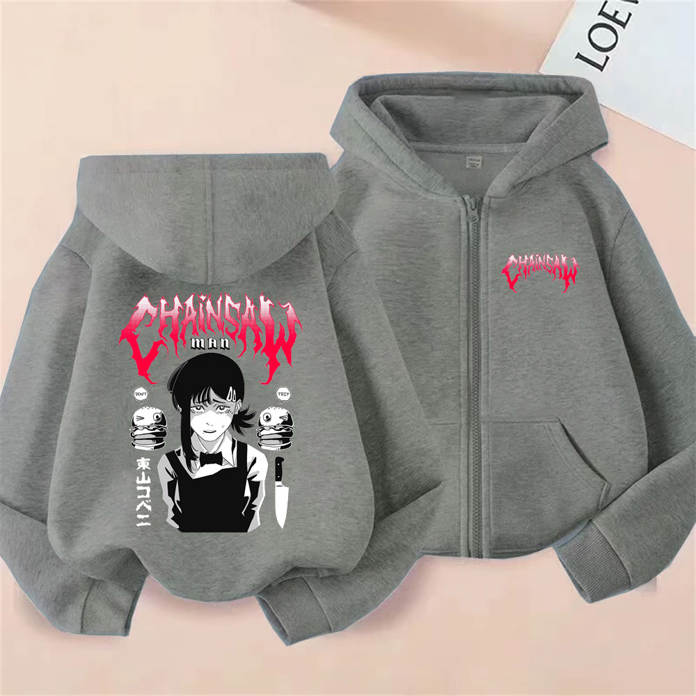 Maßgeschneiderter Anime Chains – Men'S Fashion Zipper Hoodie Bewertung und Preis