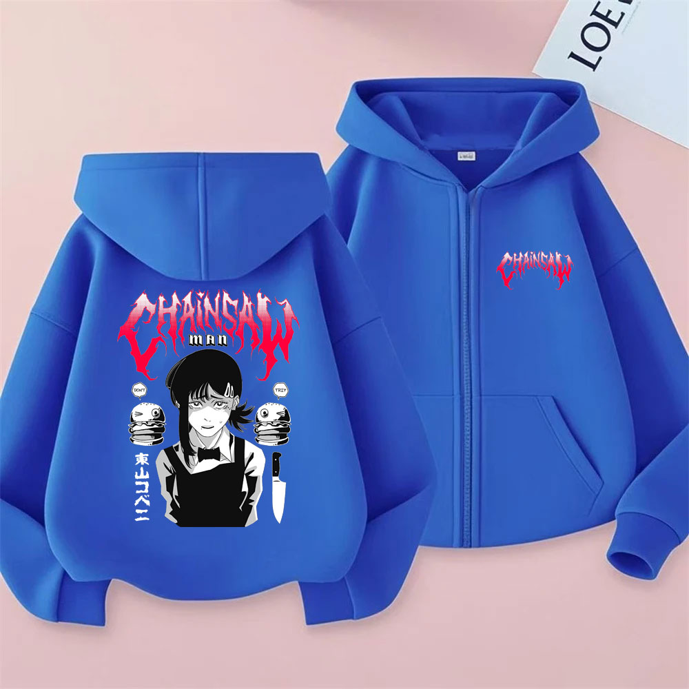 Maßgeschneiderter Anime Chains – Men'S Fashion Zipper Hoodie Bewertung und Preis
