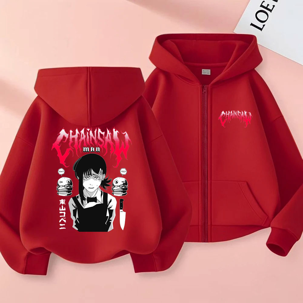 Maßgeschneiderter Anime Chains – Men'S Fashion Zipper Hoodie Bewertung und Preis