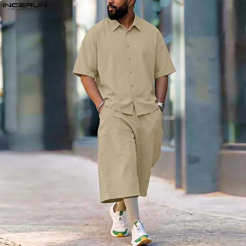 INCERUN Herren-Sets: Einfarbig – Mens Fashion Casual 2026 Bewertung und Preis