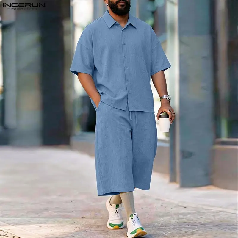 INCERUN Herren-Sets: Einfarbig – Mens Fashion Casual 2026 Bewertung und Preis