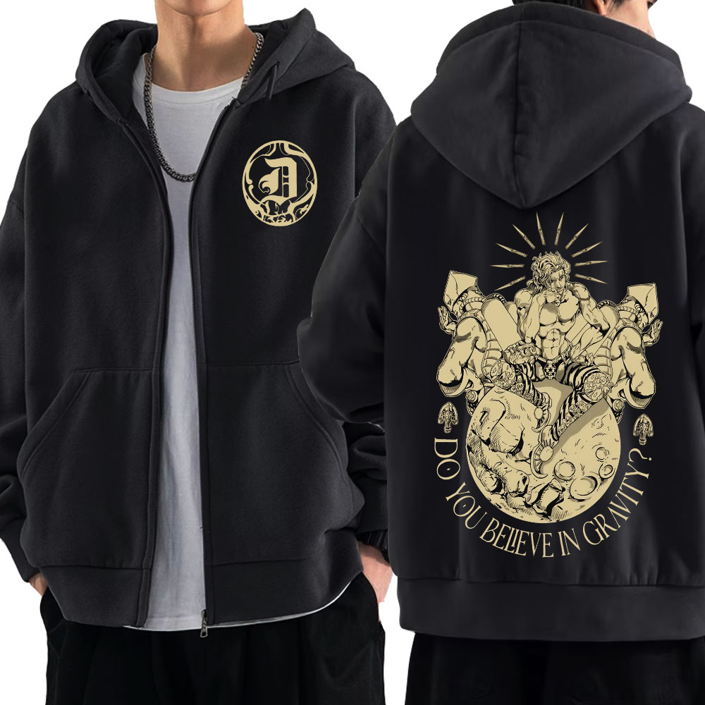 Anime Jojo Bizarre Adventure Z – Men'S Fashion Zipper Hoodie Bewertung und Preis