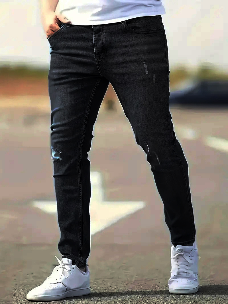 Amerikanische Retro-Jeans mit  – Skinny Jeans Ripped Bewertung und Preis