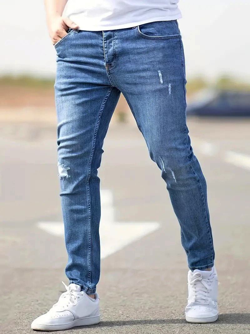 Amerikanische Retro-Jeans mit  – Skinny Jeans Ripped Bewertung und Preis