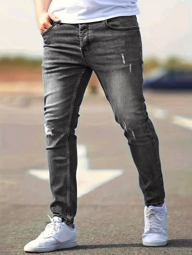 Amerikanische Retro-Jeans mit  – Skinny Jeans Ripped Bewertung und Preis