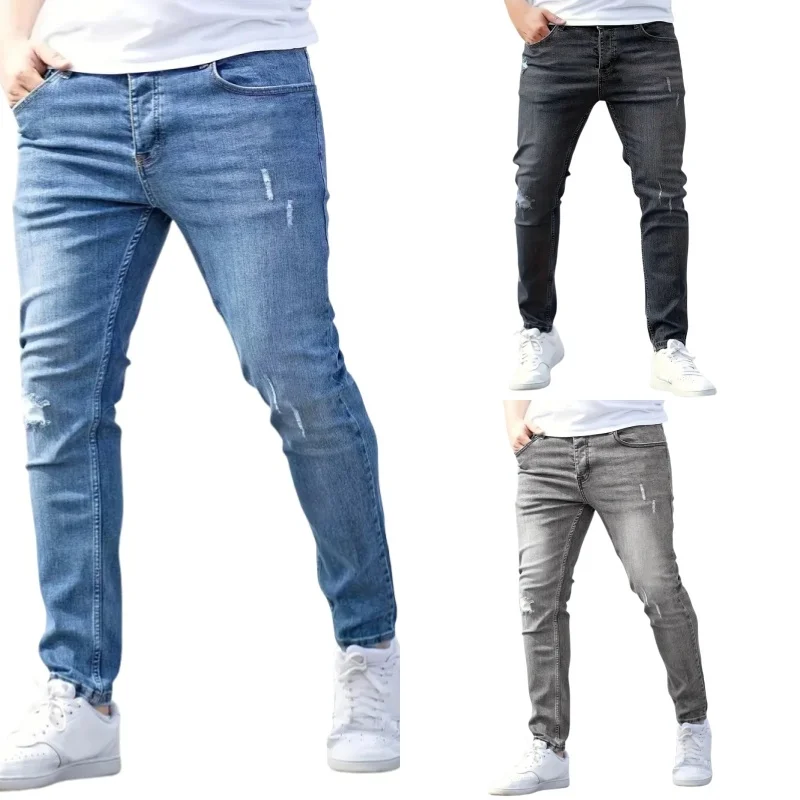 Herren Jeans Stretch Slim Fit  – Skinny Jeans Ripped Bewertung und Preis
