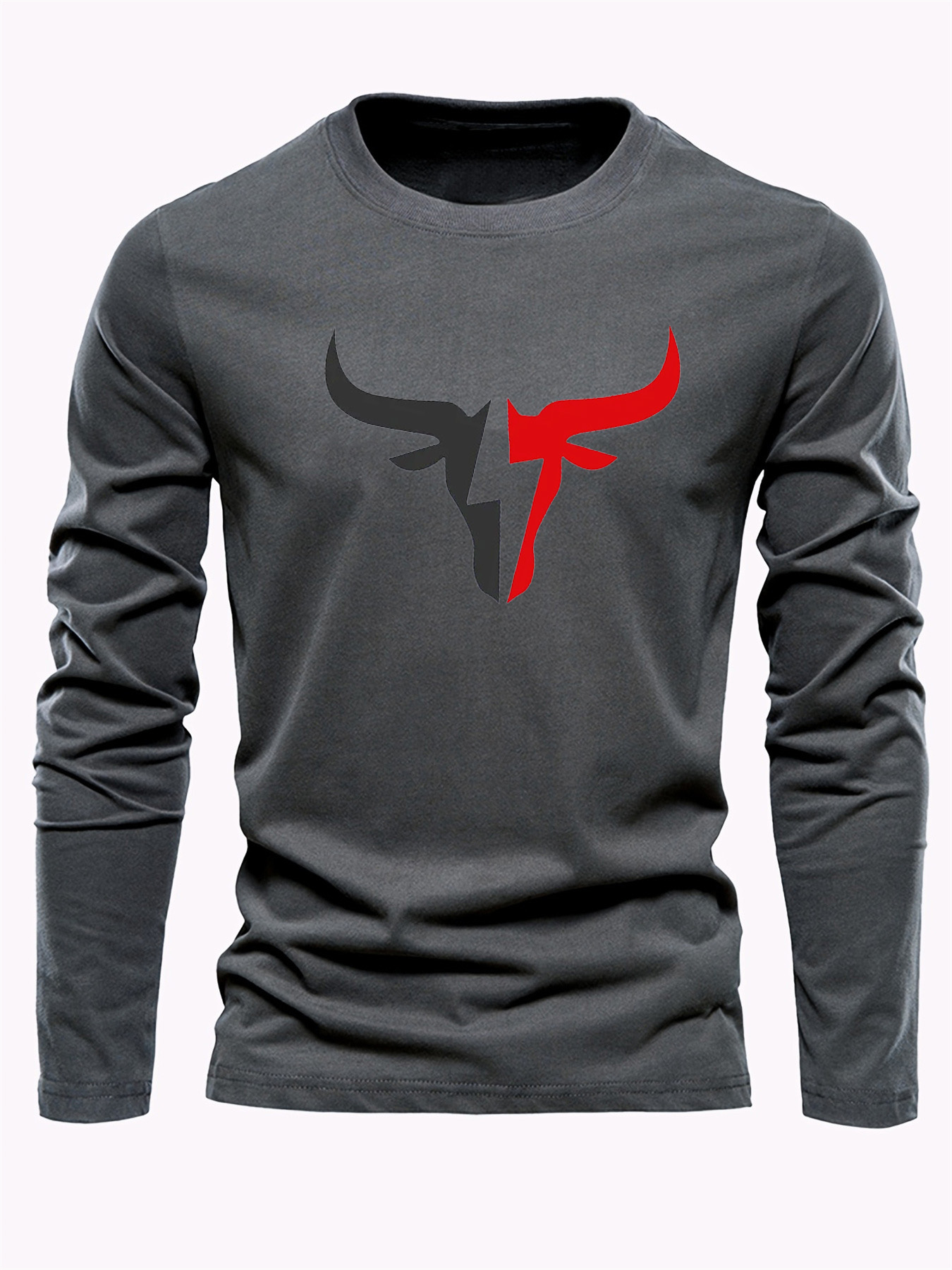 Einfarbiges Herren-Langarm-T-S – Men'S Fashion Trends Bewertung und Preis
