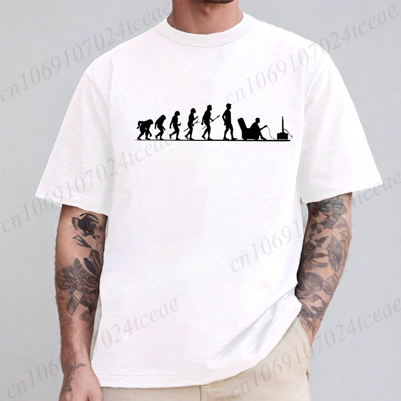 Sommer männer T Shirt Evolutio – Men'S Fashion Evolution Bewertung und Preis