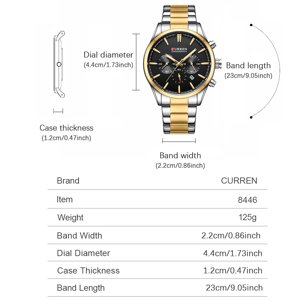 CURREN Casual Quarz Chrono Spo – Men'S Fashion Model Bewertung und Preis