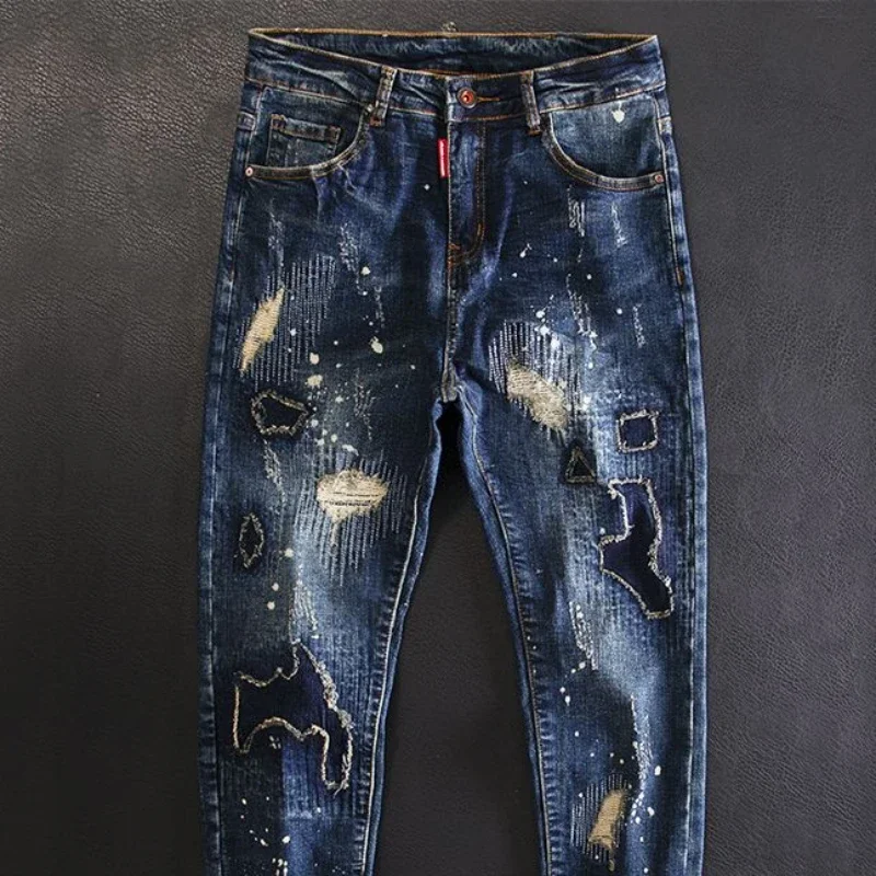 Jeans für Männer Stretch hose  – Skinny Jeans Ripped Bewertung und Preis