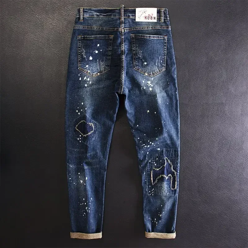 Jeans für Männer Stretch hose  – Skinny Jeans Ripped Bewertung und Preis