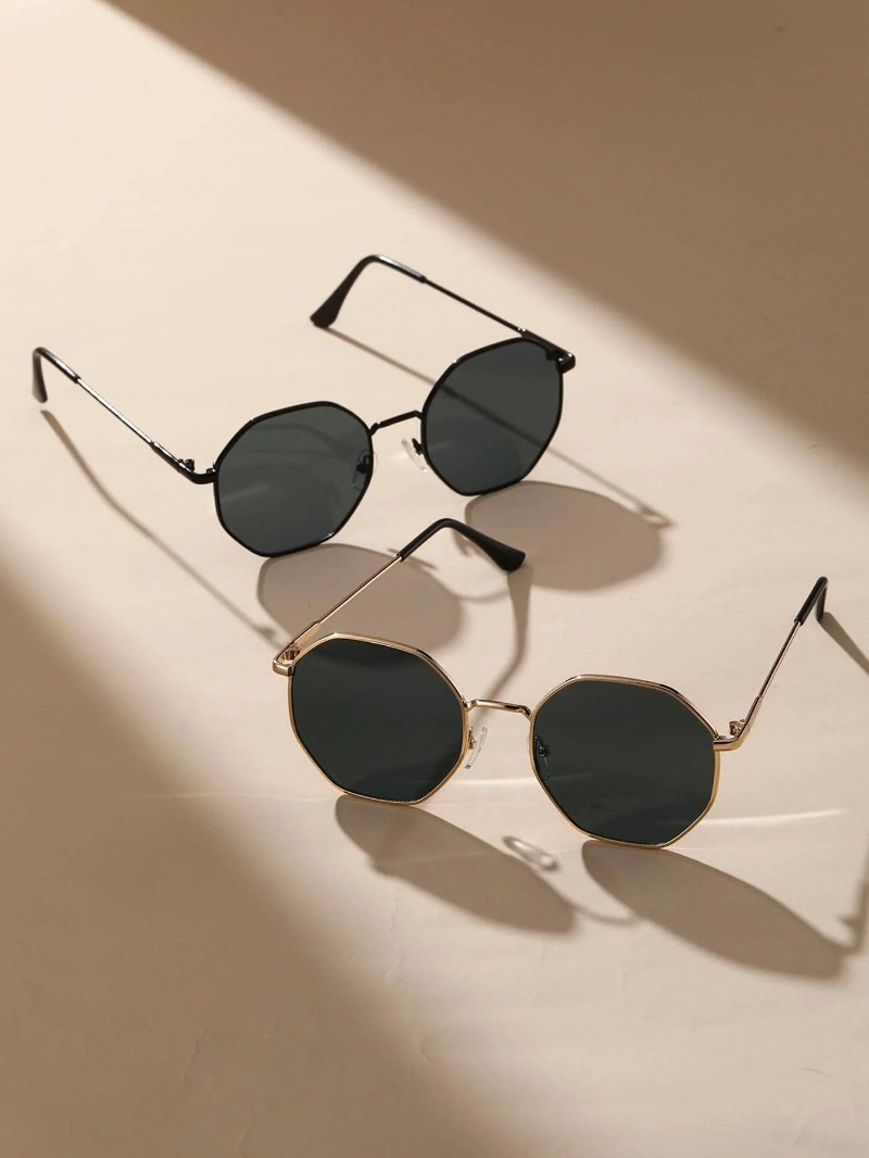 1/3 Stück Metall-Sonnenbrille  – Men'S Fashion Round Glasses Bewertung und Preis
