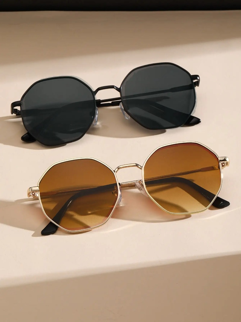 1/3 Stück Metall-Sonnenbrille  – Men'S Fashion Round Glasses Bewertung und Preis