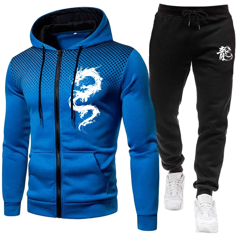 Herren Paris Drachenmuster Mod – Men'S Fashion Zipper Hoodie Bewertung und Preis