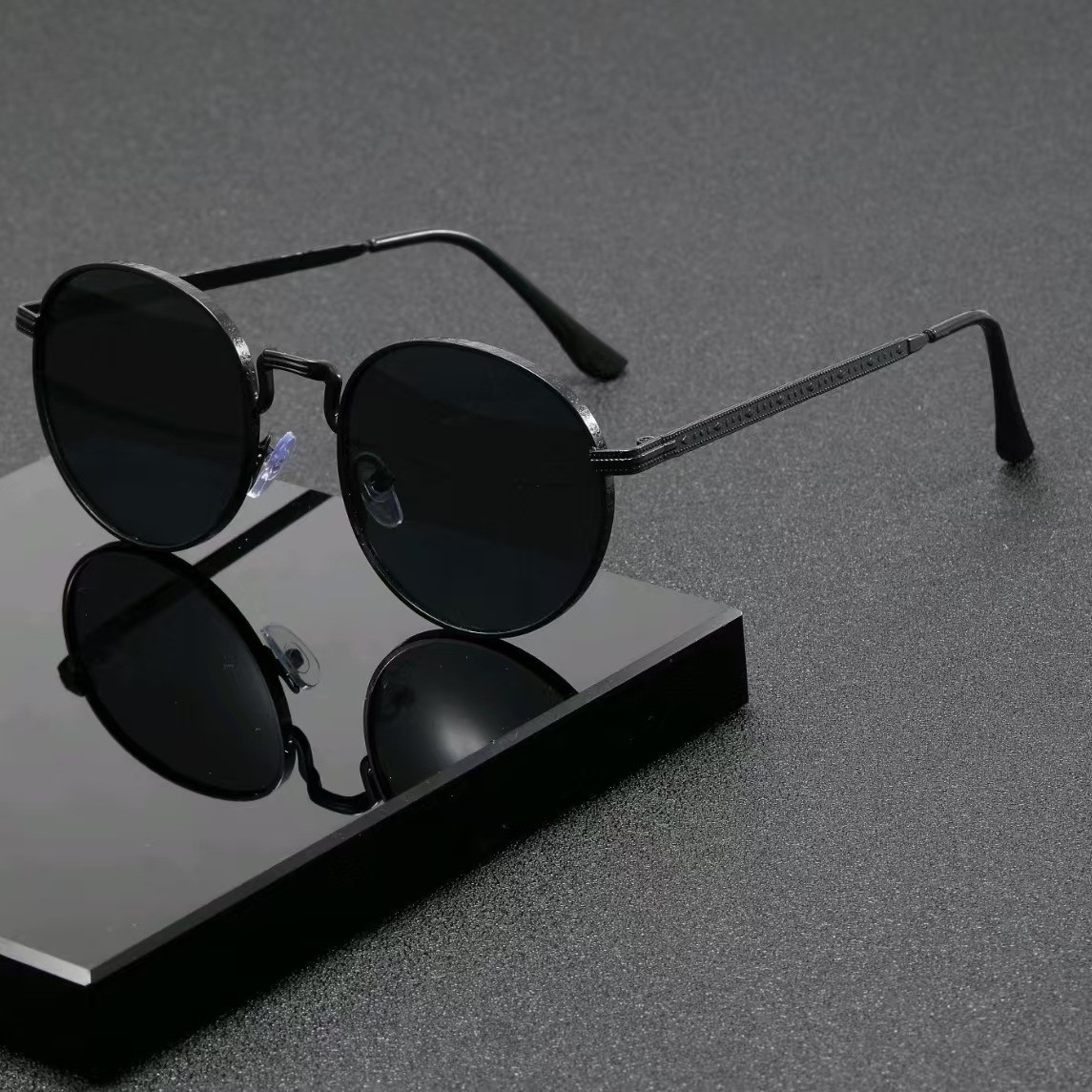 Modische Klassische Runde Sonn – Men'S Fashion Round Glasses Bewertung und Preis