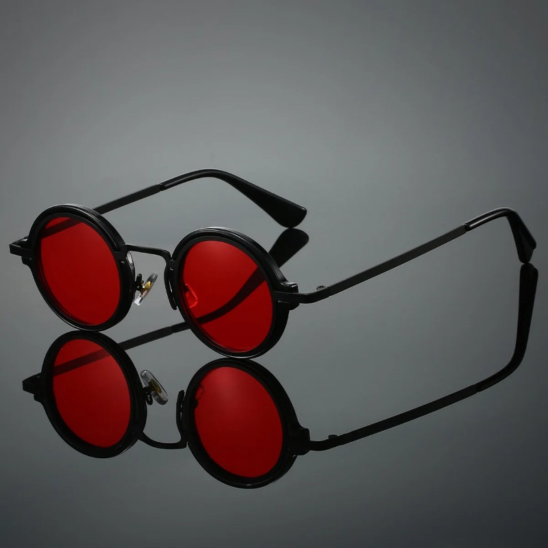 Neue Retro-Sonnenbrille mit ru – Men'S Fashion Round Glasses Bewertung und Preis