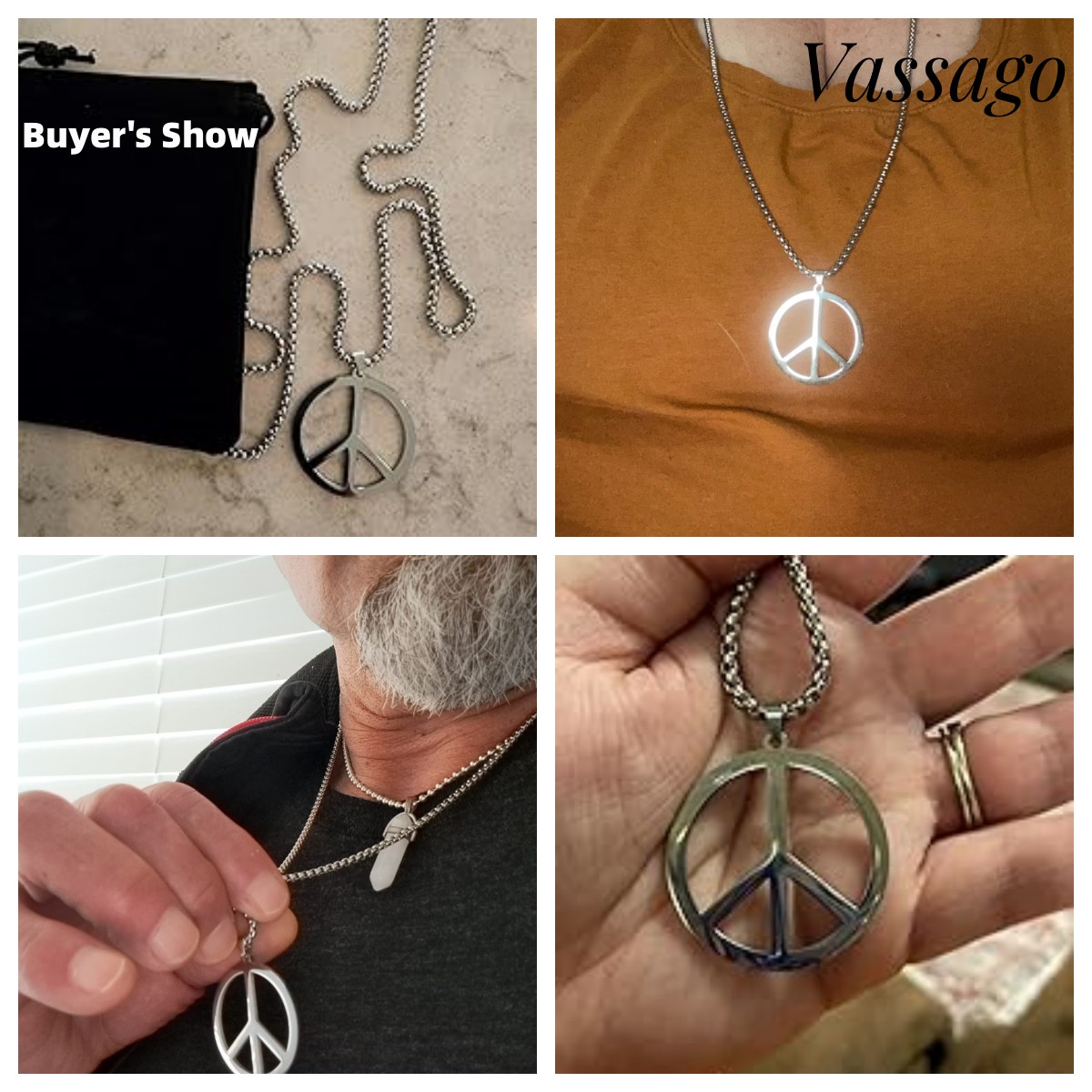 VASSAGO Hippie-Stil Friedensze – Men'S Fashion 1960S Bewertung und Preis