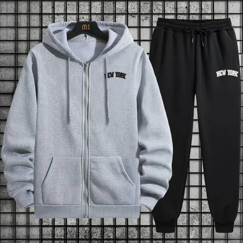 Herren-Trainingsanzug – Hochwe – Men'S Fashion Zipper Hoodie Bewertung und Preis